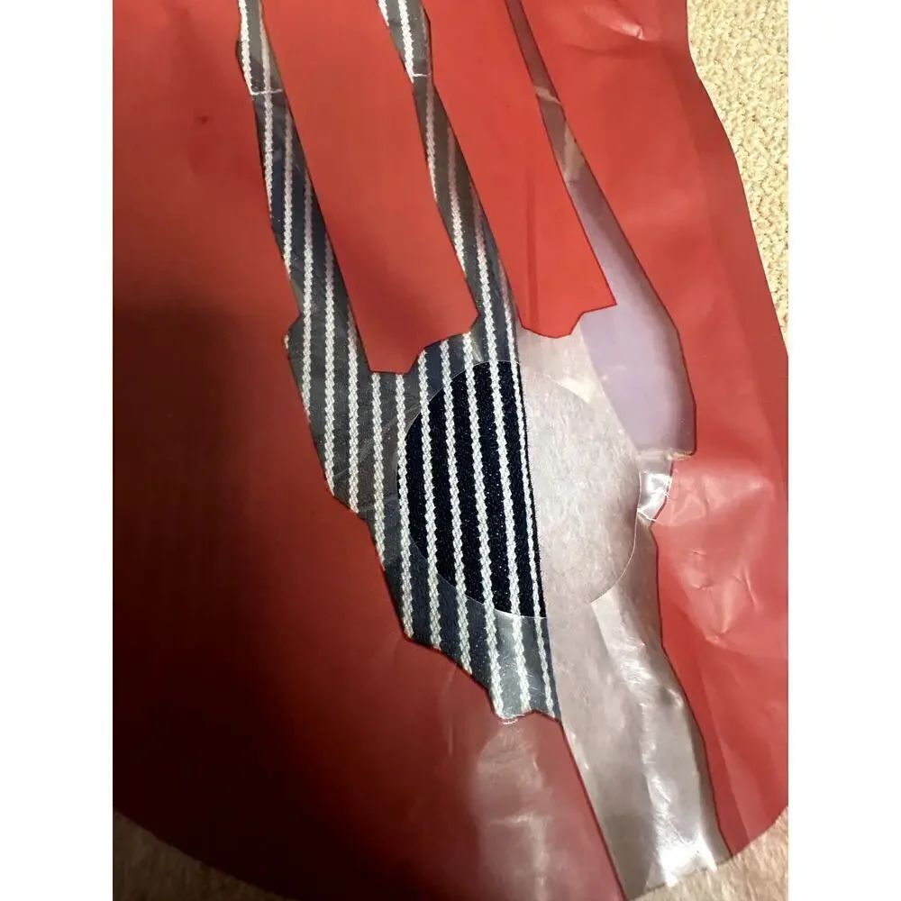 Chef Works Urban Collection Navy Stripe Half Bistro Apron NIP